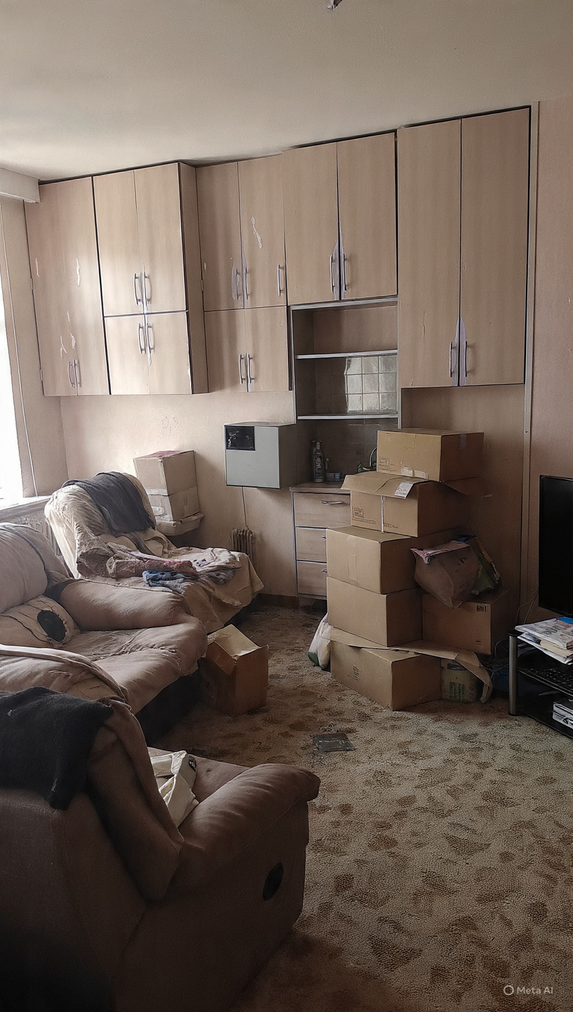 Opróżnianie mieszkań Zgierz – stare wyposażenie przed wywozem